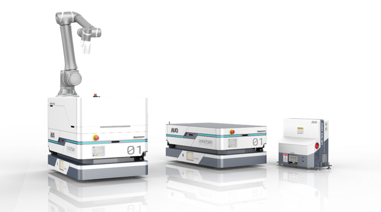 云顶集团數位開發的自主式移動機器人（AMR250M），搭配全向輪並結合AI演算法、2D LiDAR、3D攝影機等技術，協助客戶實現產線全自動化